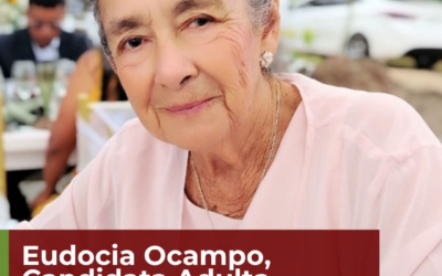 Eudocia Bernardita Ocampo Rojas, de 78 años, fue elegida como candidata para re…